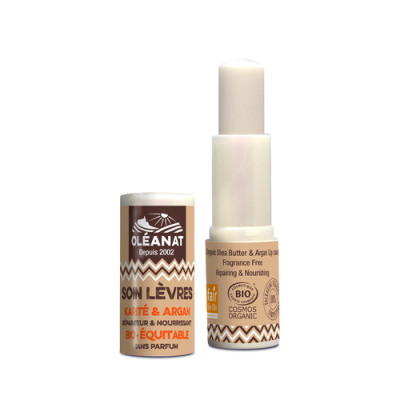 Soin des lèvres bio, Karité & Argan