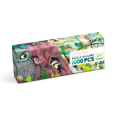 Puzzle 1000 pièces - Oiseaux, Chouettes et Hiboux