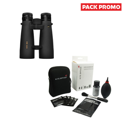 Jumelles Kite Ibis 10x50 ED + Kit de nettoyage
