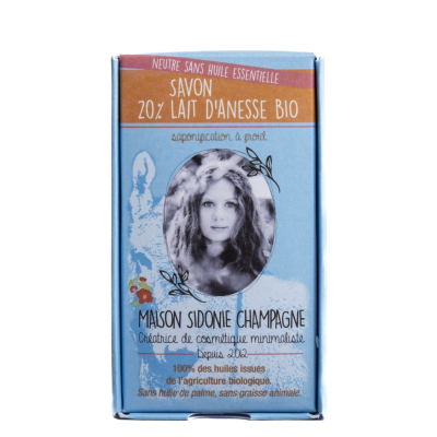Savon 20% lait d'ânesse Bio 100 g