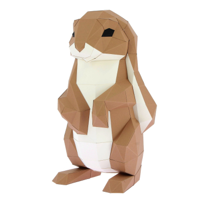 Origami Lapin 3D en papier, DIY