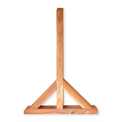 Piètement bois à poser pour hôtel à insectes géant