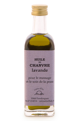 Huile de graines de chanvre corps aux essences de lavande 60 ml