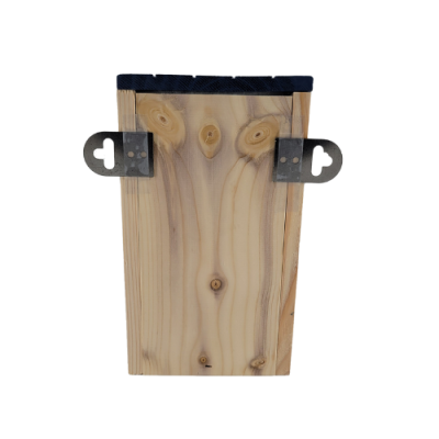 Accroche nichoir LPO en acier inoxydable