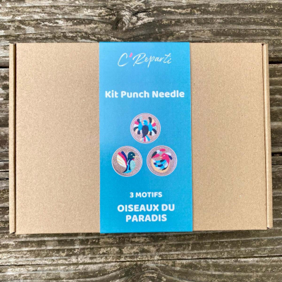 Kit Punch Needle Oiseaux du Paradis