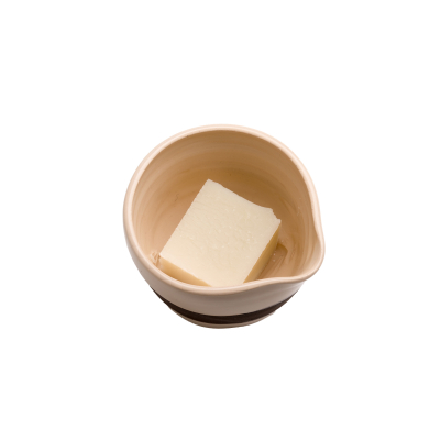 Bol de rasage et savon à barbe à l'argile blanche 50g