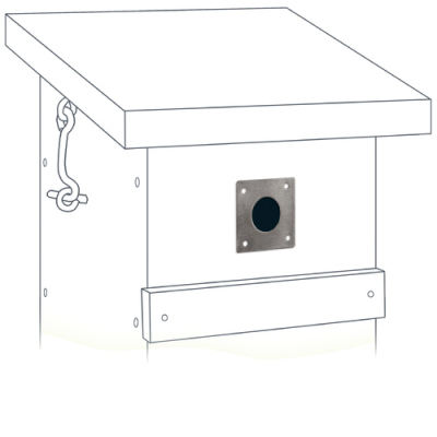 Plaque anti prédateurs 28 mm