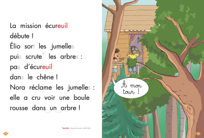 Mission écureuil, Lecture Montessori Niveau 3