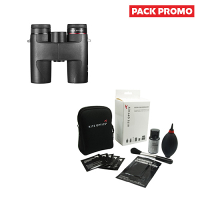 Jumelles Kite Lynx HD+ 10x30 + Kit de nettoyage Kite offert