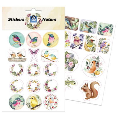 Pochette stickers LPO Nature
