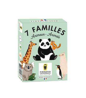 Jeu de 7 familles Animaux du monde