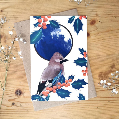 Carte postale Geai des chênes