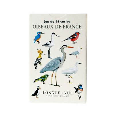 Jeu de 54 cartes Oiseaux de France