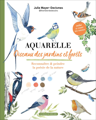 Aquarelle reconnaître peindre les oiseaux des jardins et des forêts