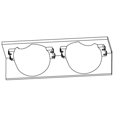Nid double Hirondelle de fenêtre Schwegler N°9B