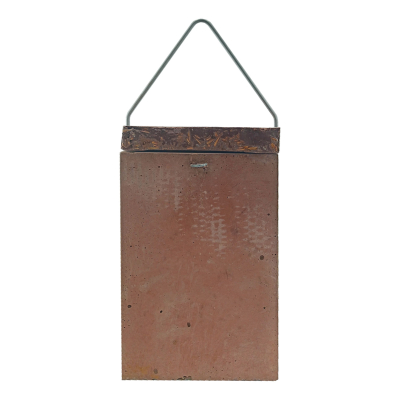 Nichoir à rougequeue semi-ouvert en béton de bois