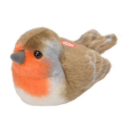 Peluche sonore Rougegorge