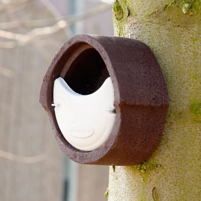 Nichoir Woodstone Ovale semi-ouvert