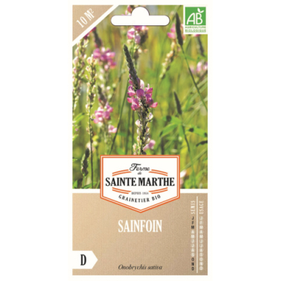 Graines bio engrais vert, Sainfoin vivace 10m²