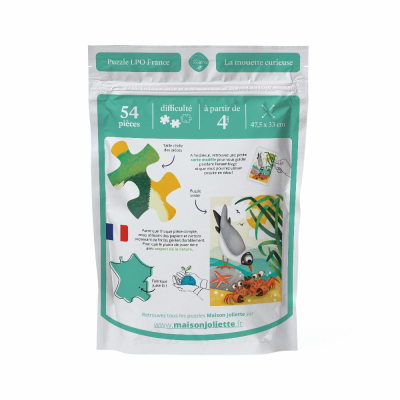 Puzzle 54 pièces - La mouette curieuse
