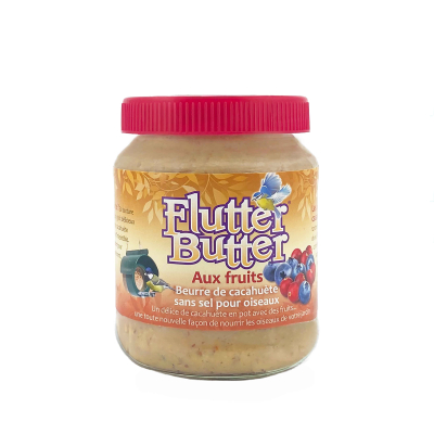 Beurre de cacahuètes aux fruits rouges Flutter Butter 330g