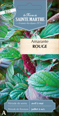 Graines Bio Amarante Éléphant Rouge
