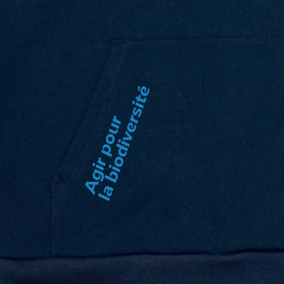 Sweat capuche LPO bleu marine L