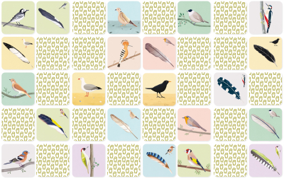 Mes Mémos rigolos, l'Oiseau et sa plume