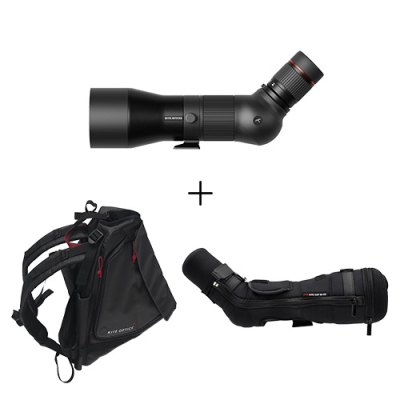 Pack longue-vue Kite KSP 80 HD2 + Oculaire 25-50x + Étui Skua + Sac à dos Viato