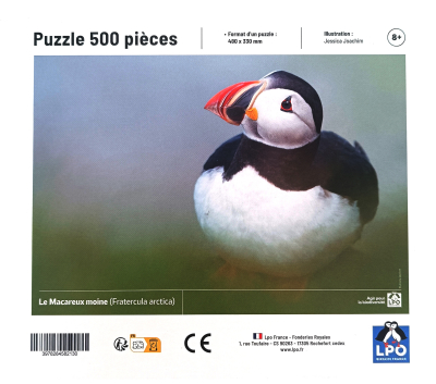 Puzzle LPO Macareux 500 pièces