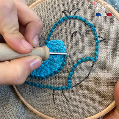 Kit Punch Needle Oiseau