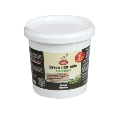 Savon noir en pâte à l'huile d'olive bio, 1 kg
