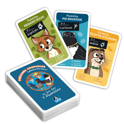 Jeu de 7 familles LPO - Présumés coupables