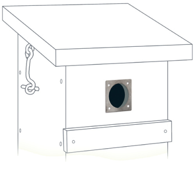 Plaque anti prédateurs 32 mm