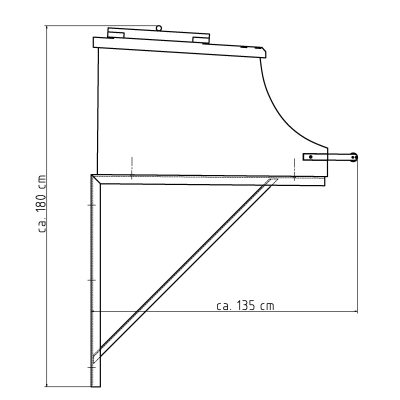 Support pour nichoir Schwegler Faucon pèlerin