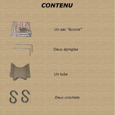 Double descente Écopiège® (sac + tube)