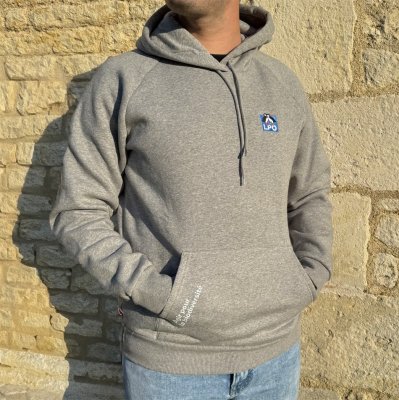 Sweat capuche LPO gris XXXL