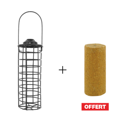 Distributeur avec cylindre géant aux vers de farine