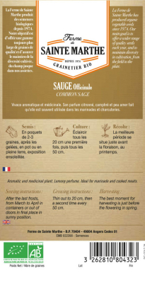 Graines Bio Sauge officinale