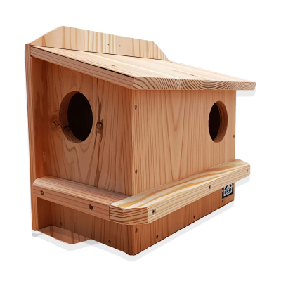 Gîte à écureuil LPO double entrée