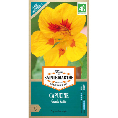 Graines Bio Capucine Grande variée