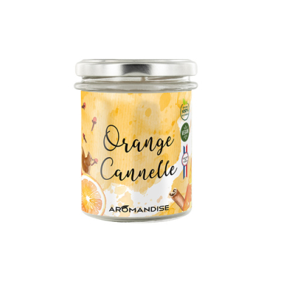 Bougie d'ambiance Orange Cannelle