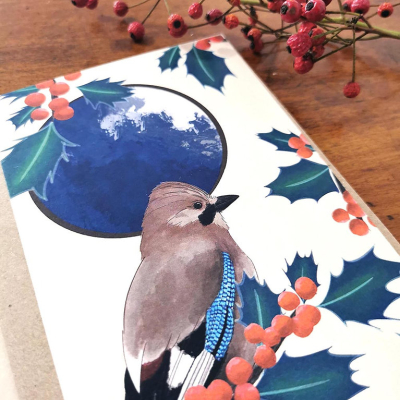 Carte postale Geai des chênes