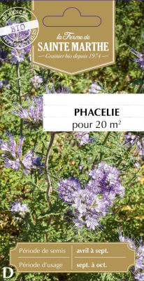 Graines Bio Engrais vert - Phacélie 20 m2