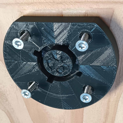 Clips Universel LPO à visser Male et Femelle - Gris