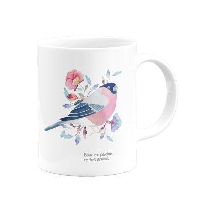 Mug LPO Bouvreuil pivoine
