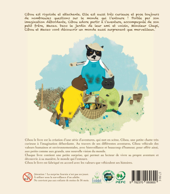 Cibou découvre les secrets du potager