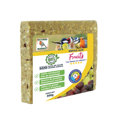 Pain de graisse insectes - 300g