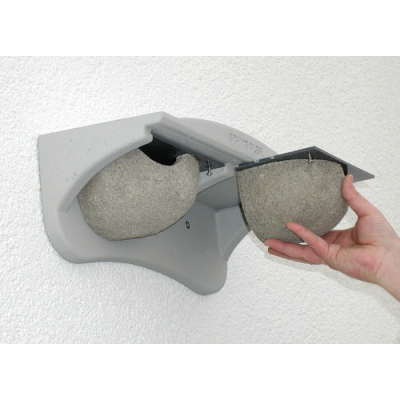 Nid de façade pour Hirondelle de fenêtre