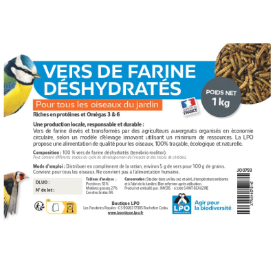 Vers de farine LPO 1 kg